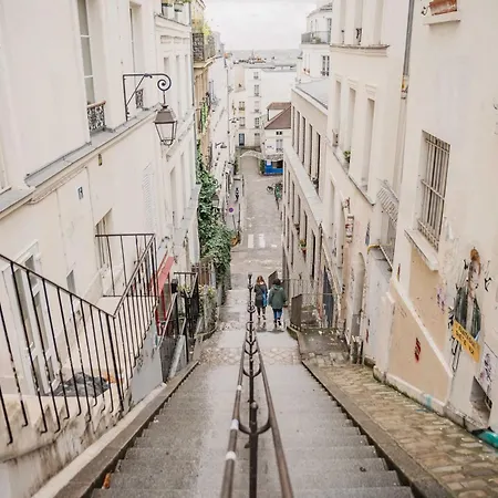 Spacious Loft With - 4br 8p - Montmartre 公寓 *